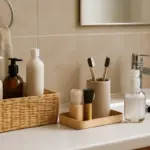 Come organizzare i prodotti da bagno: trucchi che facilitano la routine e fanno ordine sul lavabo